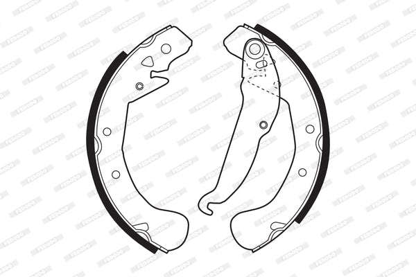 Brake Shoes Chev CoRear Solida 1.4I Ldv,1.7Dti,Utility, Opel Astra 1.6,1.8 Opel CoRear Solida 1.4...