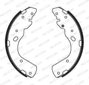 Brake Shoes Ford Everest,Ranger,Mazda B2500,2600,3400 1999 2007 Front Solidb684 Ferodo