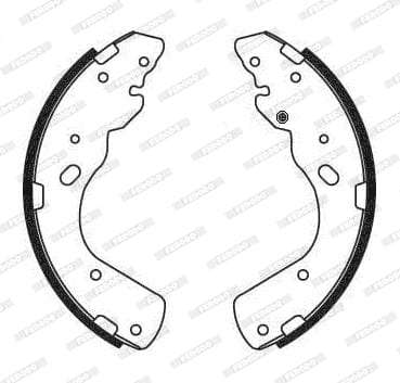 Brake Shoes Ford Everest,Ranger,Mazda B2500,2600,3400 1999 2007 Front Solidb684 Ferodo