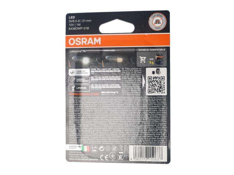 Osram - G6497Cw - Bulb, Cubbyhole / Boot / Festoon