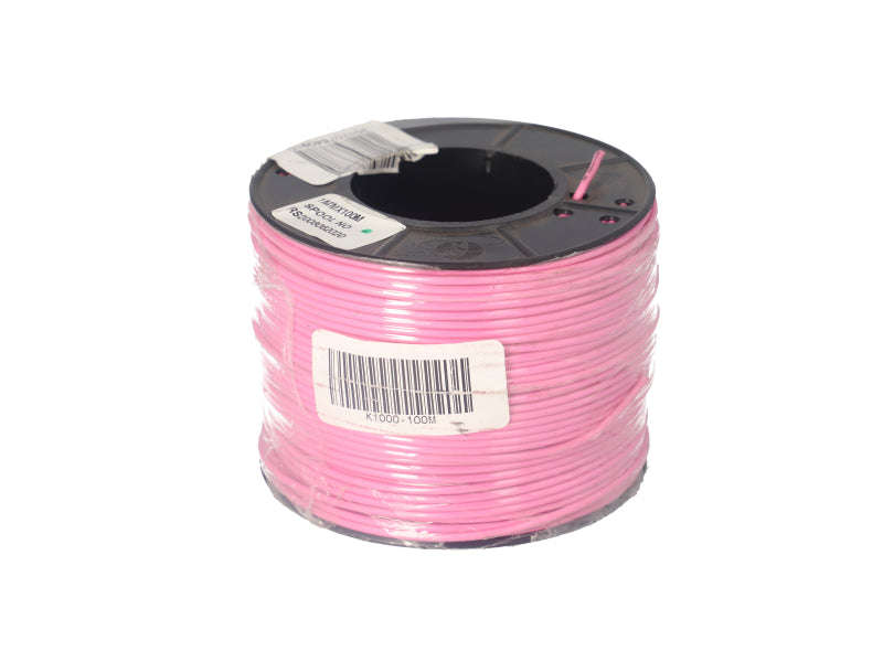 Electric Cable 1.00mm Pink (30M)