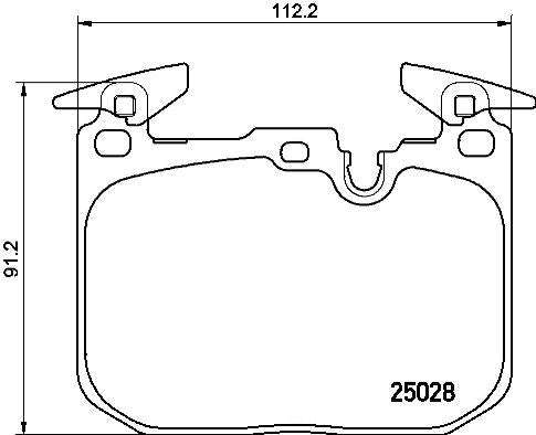 Brembo Brake Pads Front Bmw 1 F20/2 F22/F ( Set Lh&Rh) (P06088)