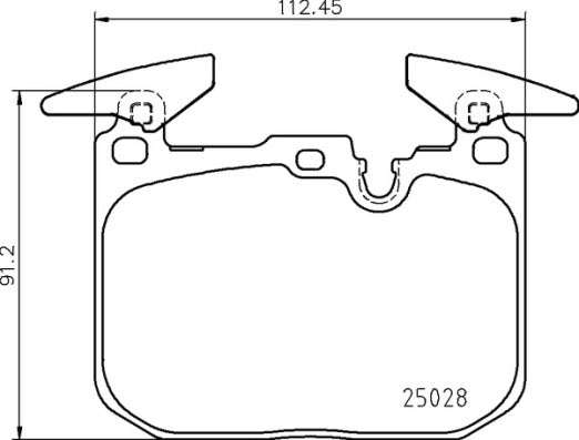Brembo Brake Pads Front Bmw/Mini ( Set Lh&Rh) (P06098)