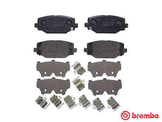 Brembo Brake Pads Rear Dodge Journey ( Set Lh&Rh) (P11032)