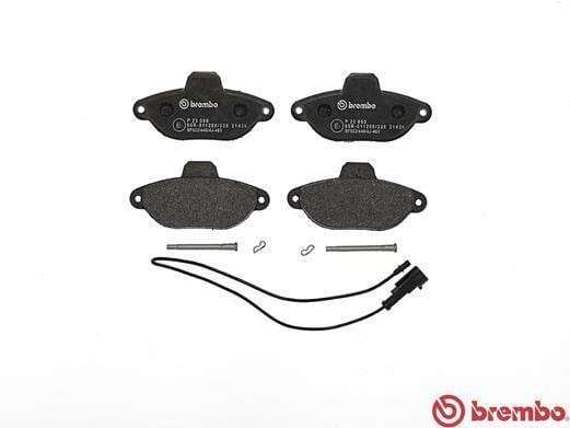 Brembo Brake Pads Front Fiat 500 ( Set Lh&Rh) (P23060)