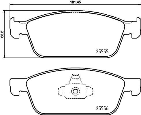 Brembo Brake Pads Front Ford Kuga Ii/ Tourneo ( Set Lh&Rh) (P24199)