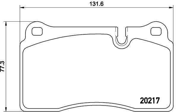 Brembo Brake Pads Front Land Rover  Range Rovery ( Set Lh&Rh) (P44018)