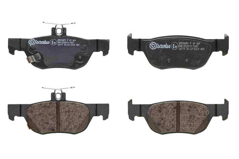 Brembo Brake Pads Rear Mazda Cx-30 ( Set Lh&Rh) (P49064)