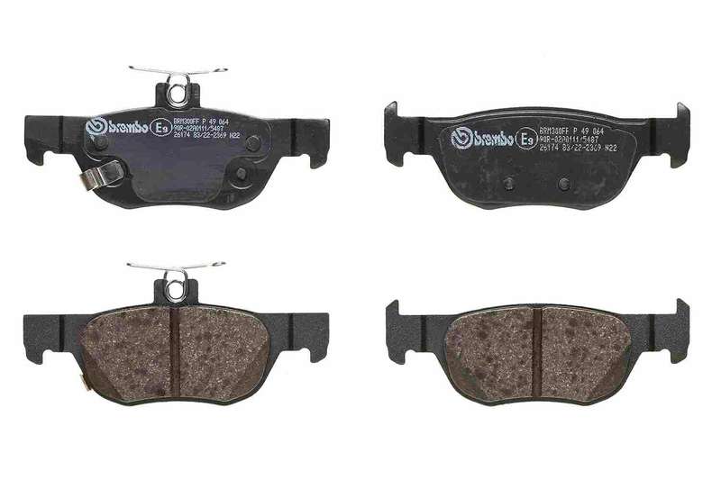 Brembo Brake Pads Rear Mazda Cx-30 ( Set Lh&Rh) (P49064)