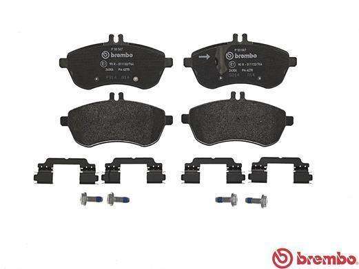 Brembo Brake Pads Front Mercedes  W204 ( Set Lh&Rh) (P50067)