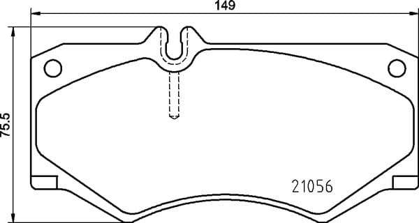 Brembo Brake Pads Front Mercedes-Benz ( Set Lh&Rh) (P50134)