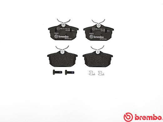 Brembo Brake Pads Rear Volvo S40/V40 ( Set Lh&Rh) (P54023)