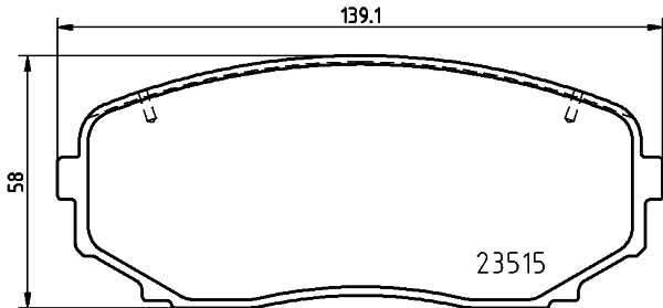Brembo Brake Pads Front Mitsubishi ( Set Lh&Rh) (P54060)