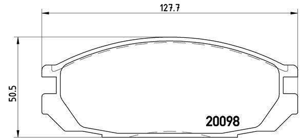 Brembo Brake Pads Rear Nissan Patrol ( Set Lh&Rh) (P56020)