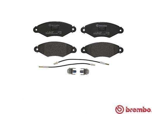 Brembo Brake Pads Front Peugeot 206/3 ( Set Lh&Rh) (P56038)