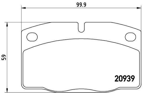 Brembo Brake Pads  Hyundai Tucsonda ( Set Lh&Rh) (P59005)