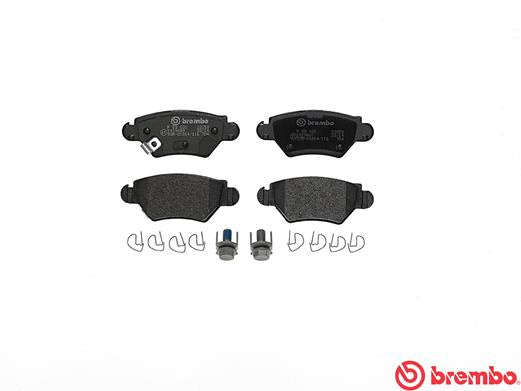 Brembo Brake Pads Rear Opel Astra ( Set Lh&Rh) (P59031)