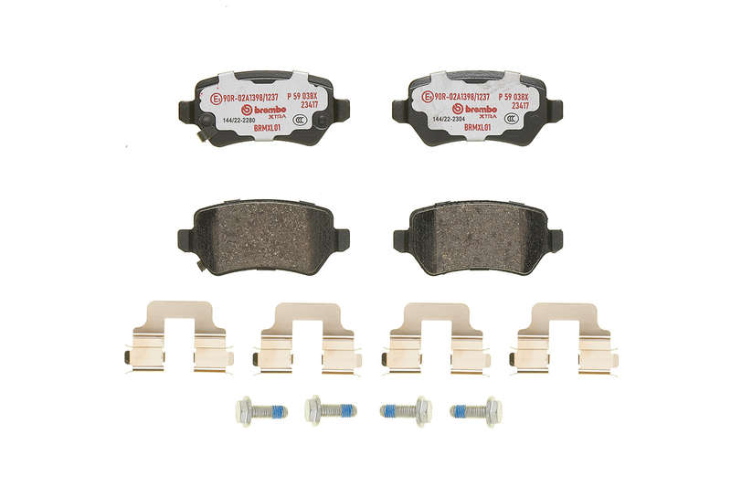 Brembo Brake Pads Rear Kia Astra G/H/Cor ( Set Lh&Rh) (P59038X)
