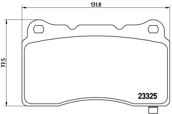 Brembo Brake Pads Front Opel Astra J Gtc ( Set Lh&Rh) (P59079)