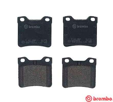 Brembo Brake Pads Rear Peugeot 406 605/6 ( Set Lh&Rh) (P61058)