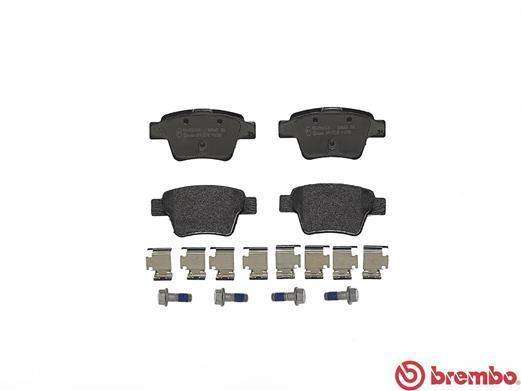 Brembo Brake Pads Rear Citroen C4 ( Set Lh&Rh) (P61080)