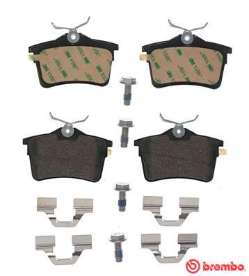 Brembo Brake Pads Rear Peugeot 308 ( Set Lh&Rh) (P61084)