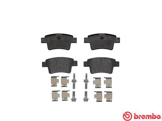 Brembo Brake Pads Rear Citroen - C4 Picasso ( Set Lh&Rh) (P61085)