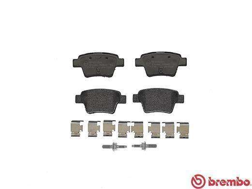 Brembo Brake Pads Rear Peugeot 207 Van0 ( Set Lh&Rh) (P61100)