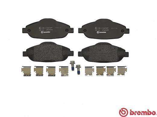 Brembo Brake Pads Front Peugeot 308 Xs1 ( Set Lh&Rh) (P61101)