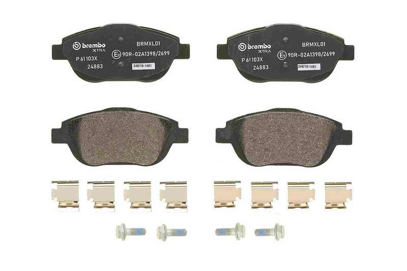 Brembo Brake Pads Front Citroen C3/Ds Pic ( Set Lh&Rh) (P61103X)