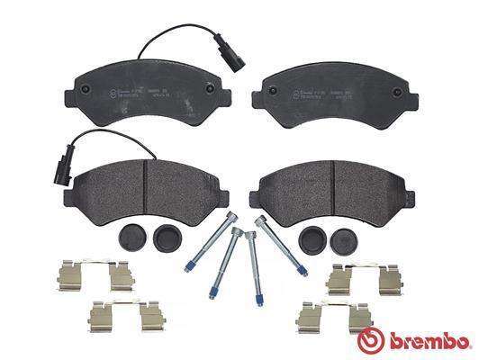 Brembo Brake Pads Front Citroen Relay 3.0 ( Set Lh&Rh) (P61118)