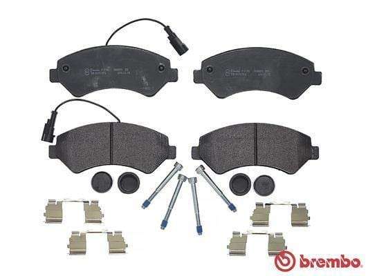 Brembo Brake Pads Front Citroen Relay 3.0 ( Set Lh&Rh) (P61118)