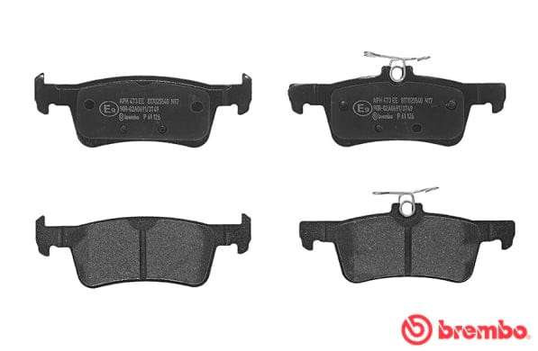 Brembo Brake Pads Rear Peugeot 308 Ii ( Set Lh&Rh) (P61126)