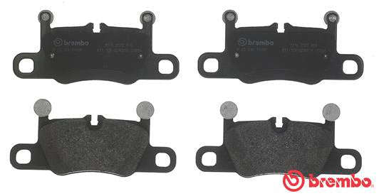 Brembo Brake Pads Rear Porsche 911 ( Set Lh&Rh) (P65031)