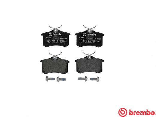 Brembo Brake Pads Rear Renault Megan Scenic ( Set Lh&Rh) (P68024)