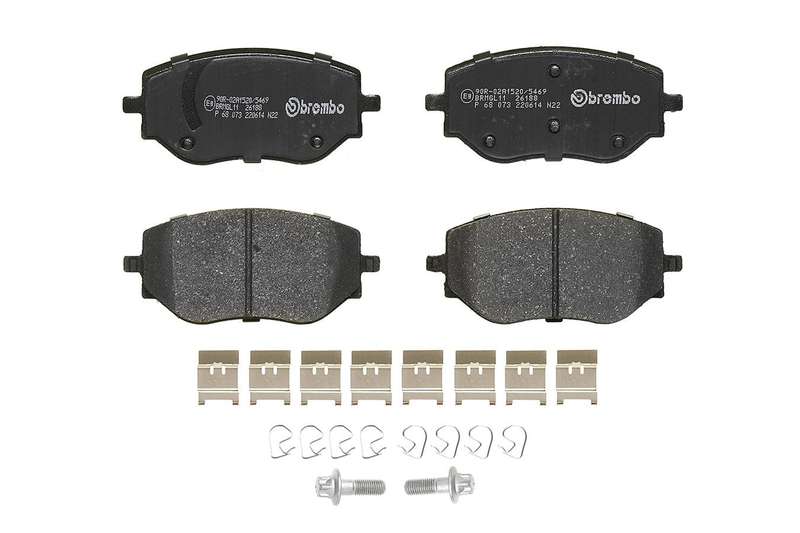 Brembo Brake Pads Front Nissan Micra ( Set Lh&Rh) (P68073)