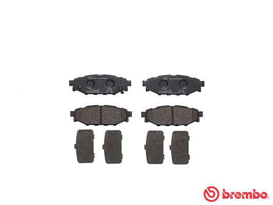 Brembo Brake Pads Rear Sub Outback 2/Leg ( Set Lh&Rh) (P78020)
