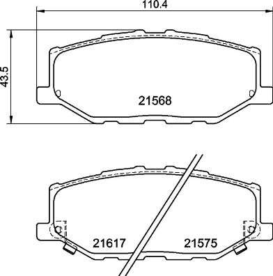 Brembo Brake Pads Front Suzuki Jimny ( Set Lh&Rh) (P79040)