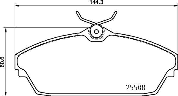 Brembo Brake Pads Front Tata Xenon ( Set Lh&Rh) (P82003)