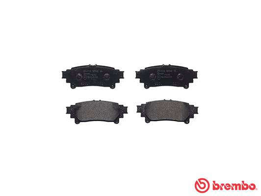 Brembo Brake Pads Rear Lexus Rx /Toyota ( Set Lh&Rh) (P83152)