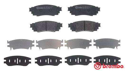 Brembo Brake Pads Rear Toyota Rav 4 ( Set Lh&Rh) (P83160)