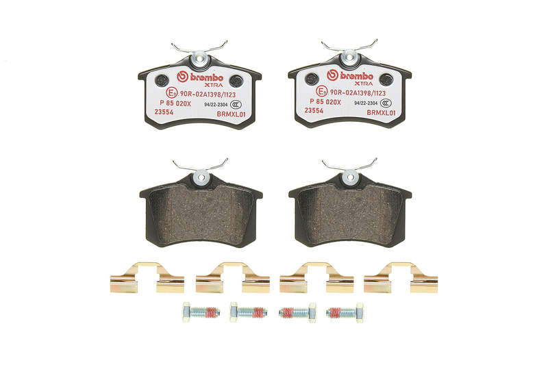 Brembo Brake Pads Fr / Rr Audi A1/A2/A3/A4/ ( Set Lh&Rh) (P85020X)