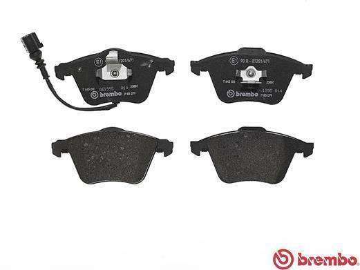 Brembo Brake Pads Front Audi A3/S3/Tt/Vw ( Set Lh&Rh) (P85079)