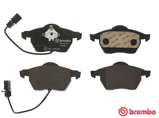 Brembo Bremb O Pad S Audi Audi A4 1.8T ( Set Lh&Rh) (P85085)