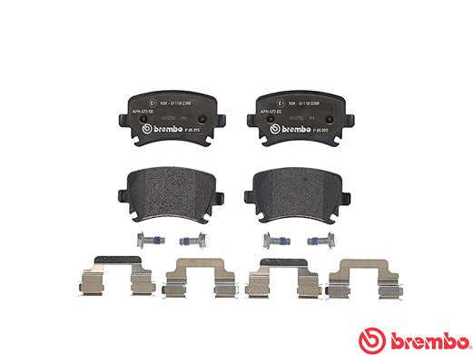Brembo Brake Pads Rear Audi A3/Golf 5 ( Set Lh&Rh) (P85095)