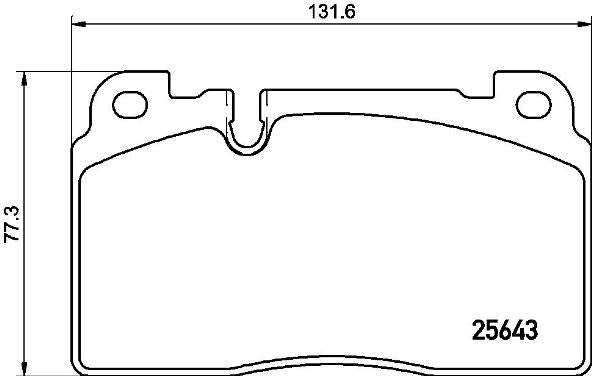 Brembo Brake Pads Front Audi Q5 (8Rb) ( Set Lh&Rh) (P85133)