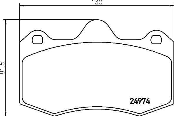 Brembo Brake Pads Front Seat Ibiza 5 Cupra ( Set Lh&Rh) (P85134)