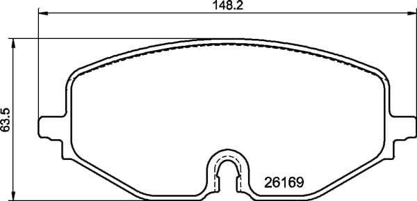 Brembo Brake Pads Front Vw ( Set Lh&Rh) (P85182)