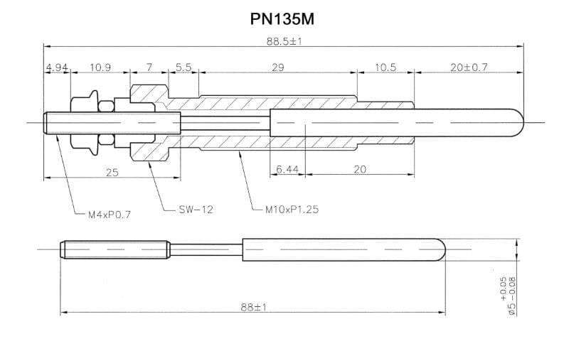 Glow Plug MOTOPART PN135M (1PC)