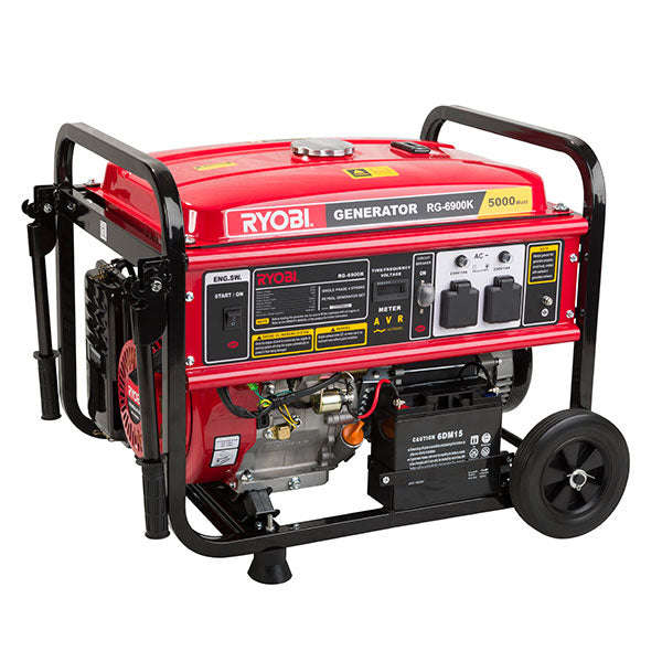 Ryobi Generator 5500W 4-Stroke Key Start